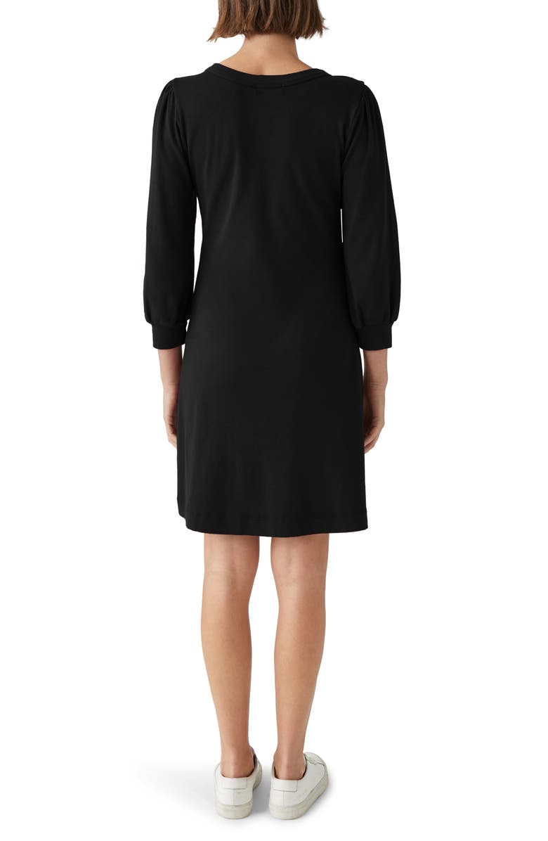 Michael Stars Sinclair Puff Shoulder Cotton Minidress, Alternate, color,