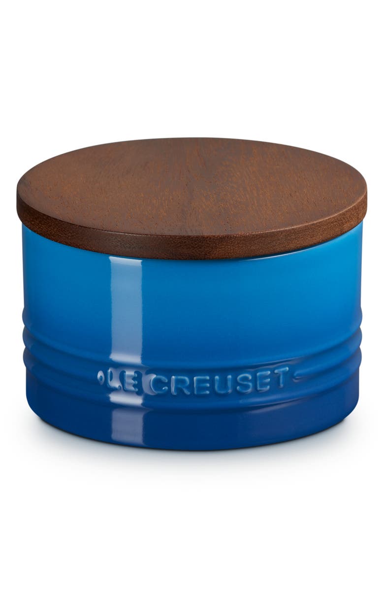 Le Creuset Signature Stoneware 16-Ounce Storage Canister, Main, color, Marseille