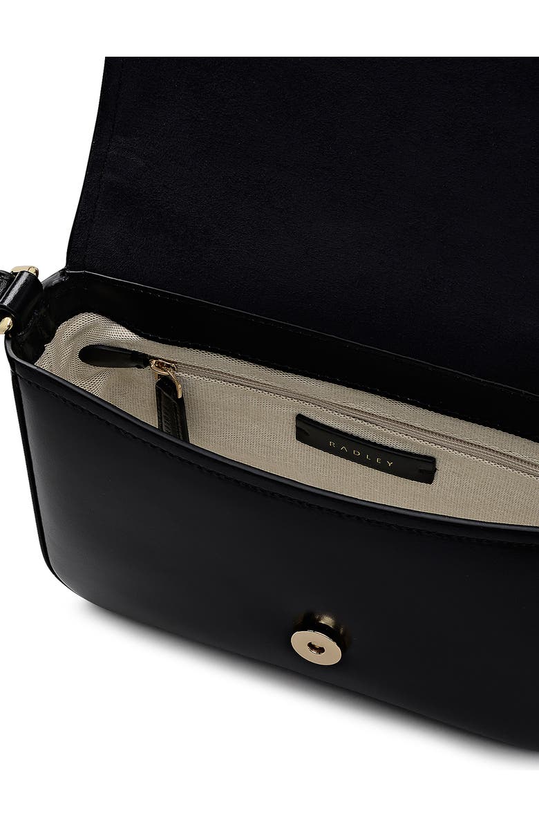 Radley Percy Grove Medium Flapover Crossbody Bag, Alternate, color, Black