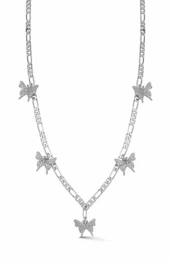 CHLOE AND MADISON Butterfly Station Necklace