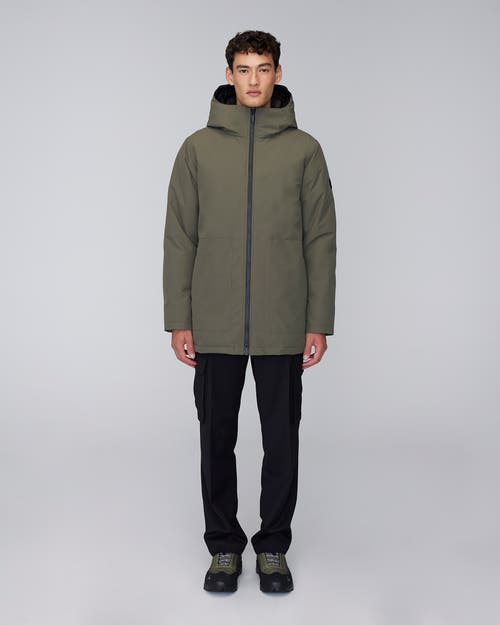 Quartz Co. Jules | Hooded Down Winter Jacket In Olive