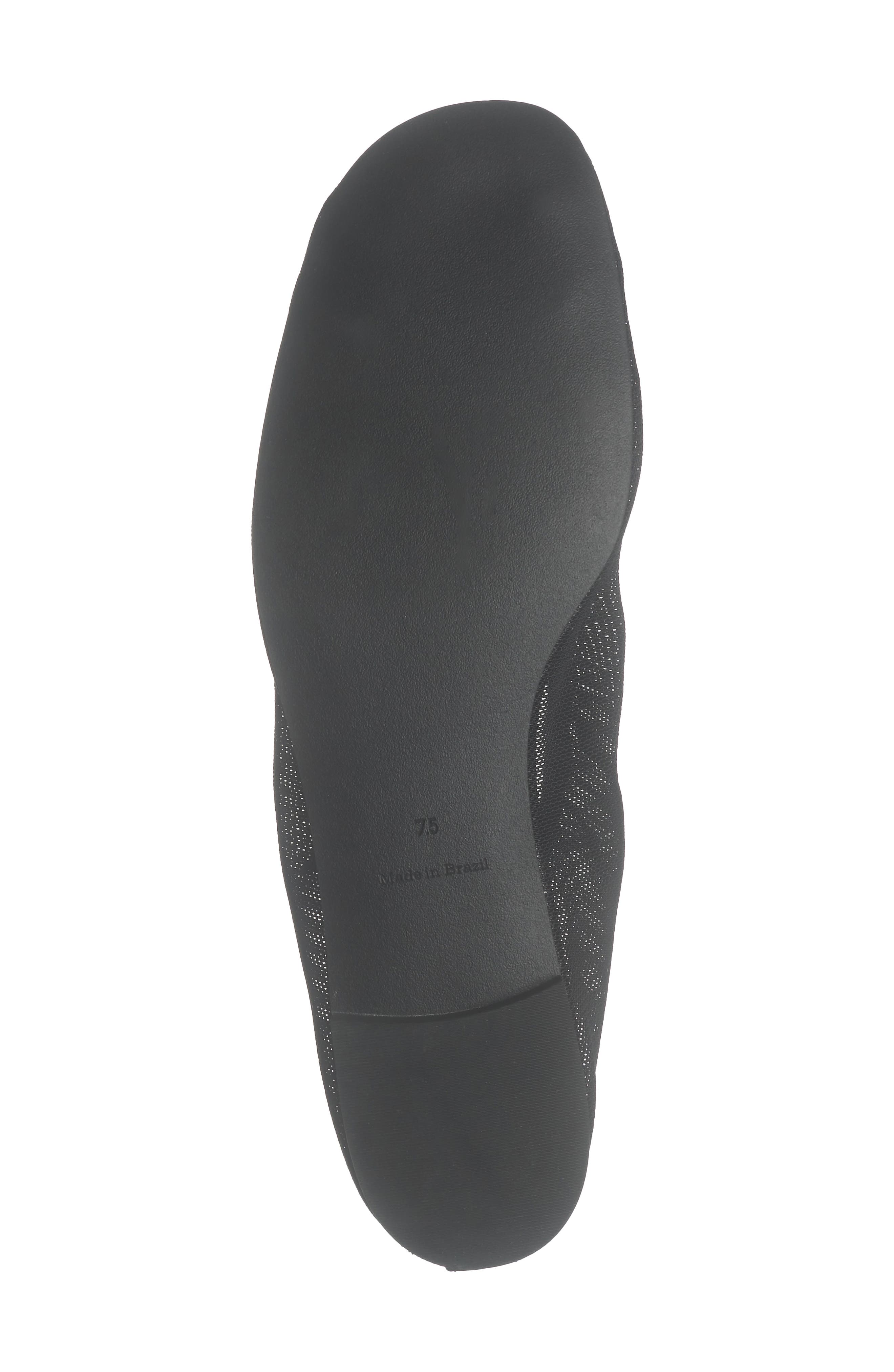 Reformation Marcadet Knit Ballet Flat, Alternate, color, Black Mesh