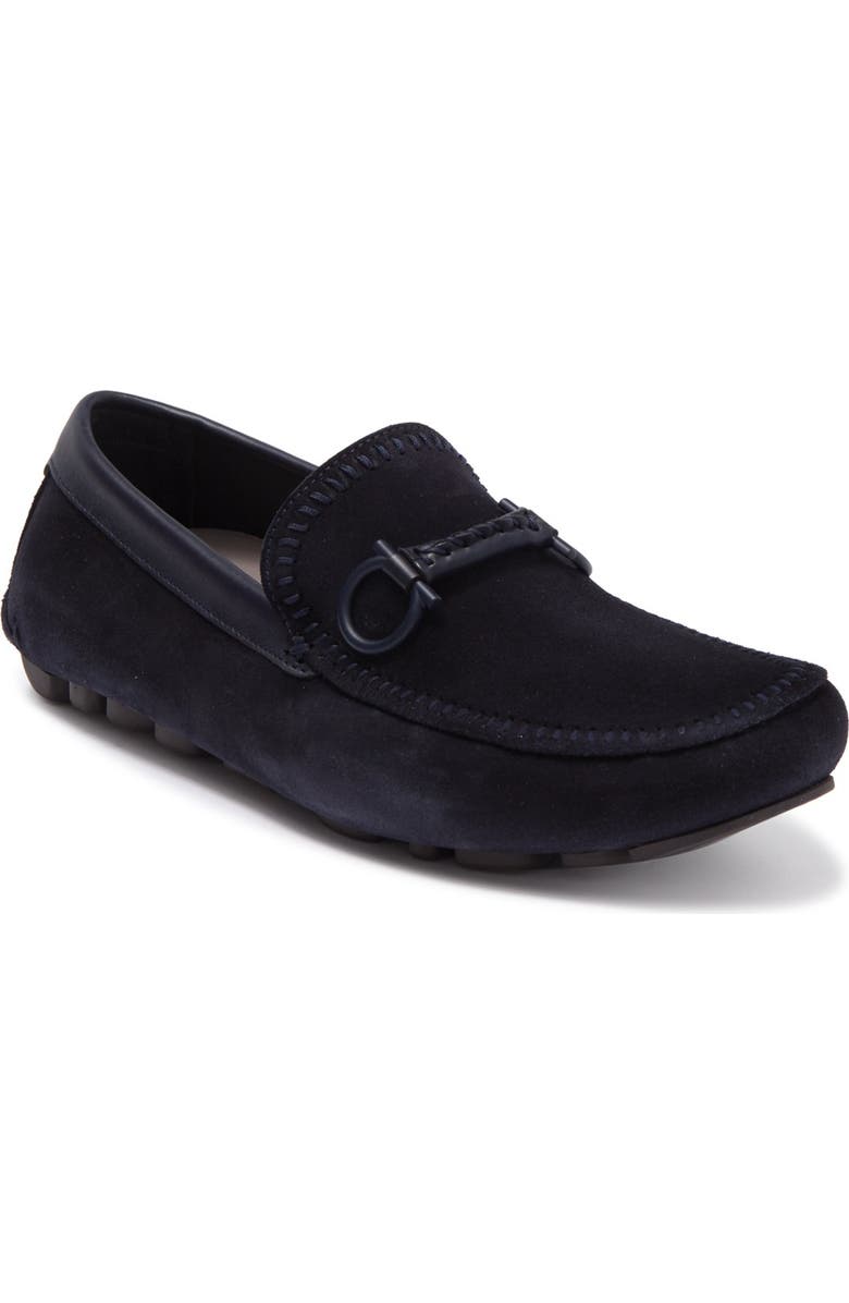 FERRAGAMO Gancini Strap Driver - Extra Wide Width, Main, color,