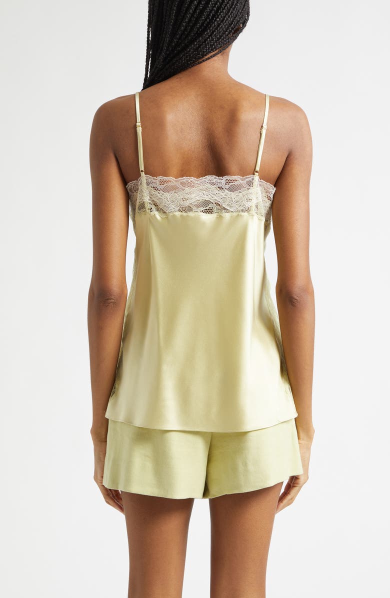 Veronica Beard Johanan Lace Trim Camisole, Alternate, color, Pistachio