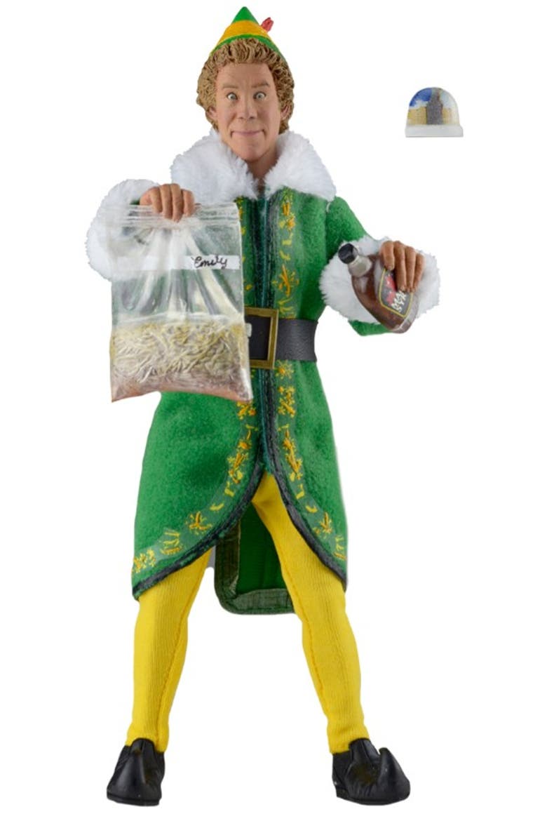 Buddy The Elf (Elf) NECA 8" Clothed Action Figure, Main, color, Multi-Color