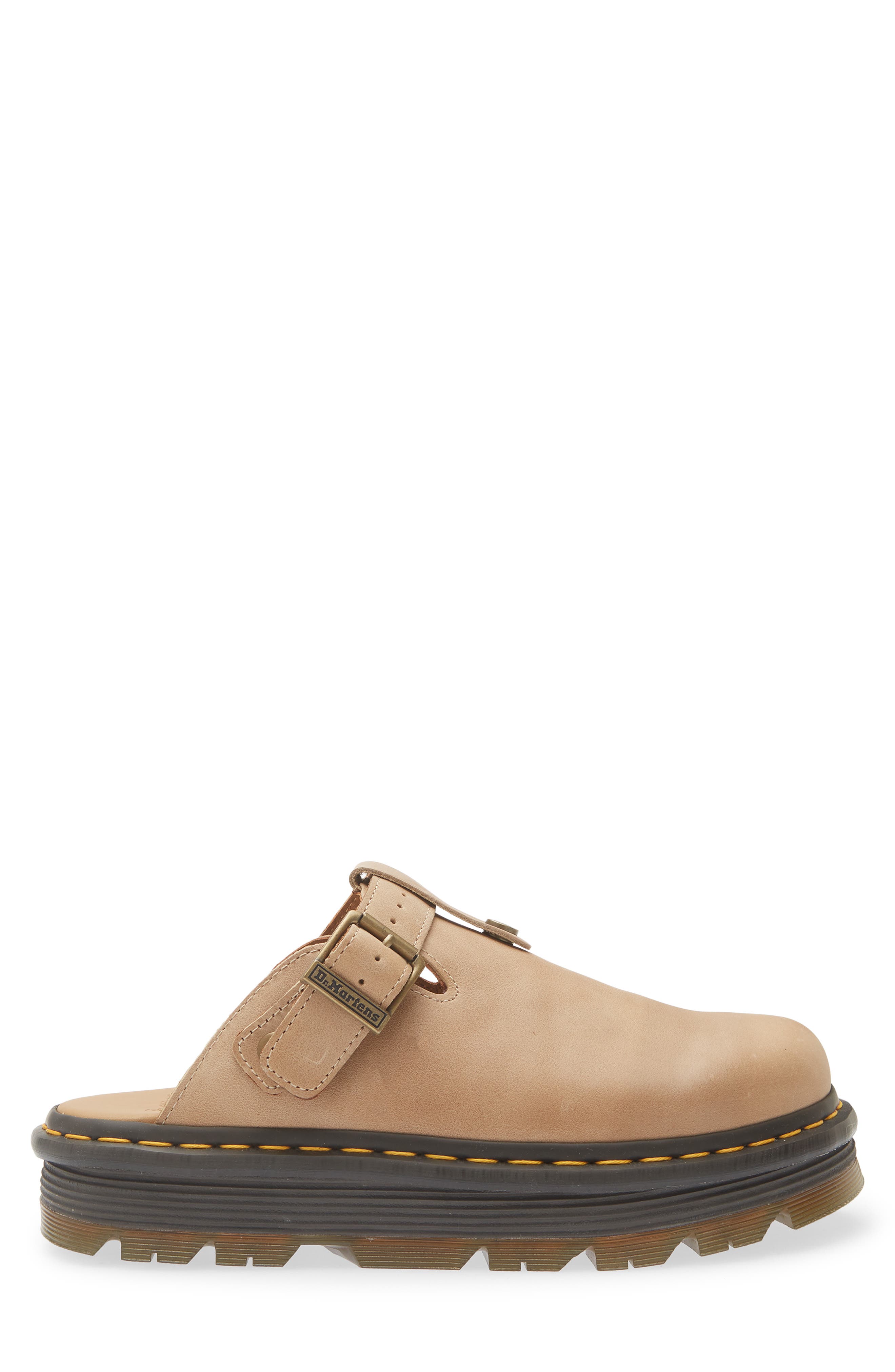 Dr. Martens Zebzag Mule, Alternate, color, Tan