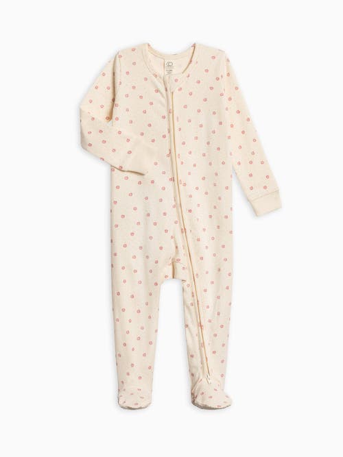 Colored Organics Organic Peyton Zipper Sleeper In Neutral