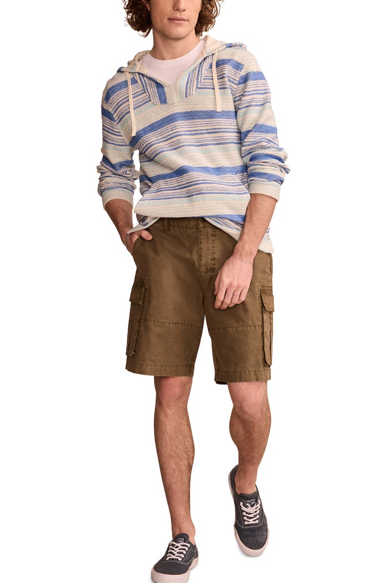 Lucky Brand Stripe Jacquard Baja Hoodie, Alternate, color, 