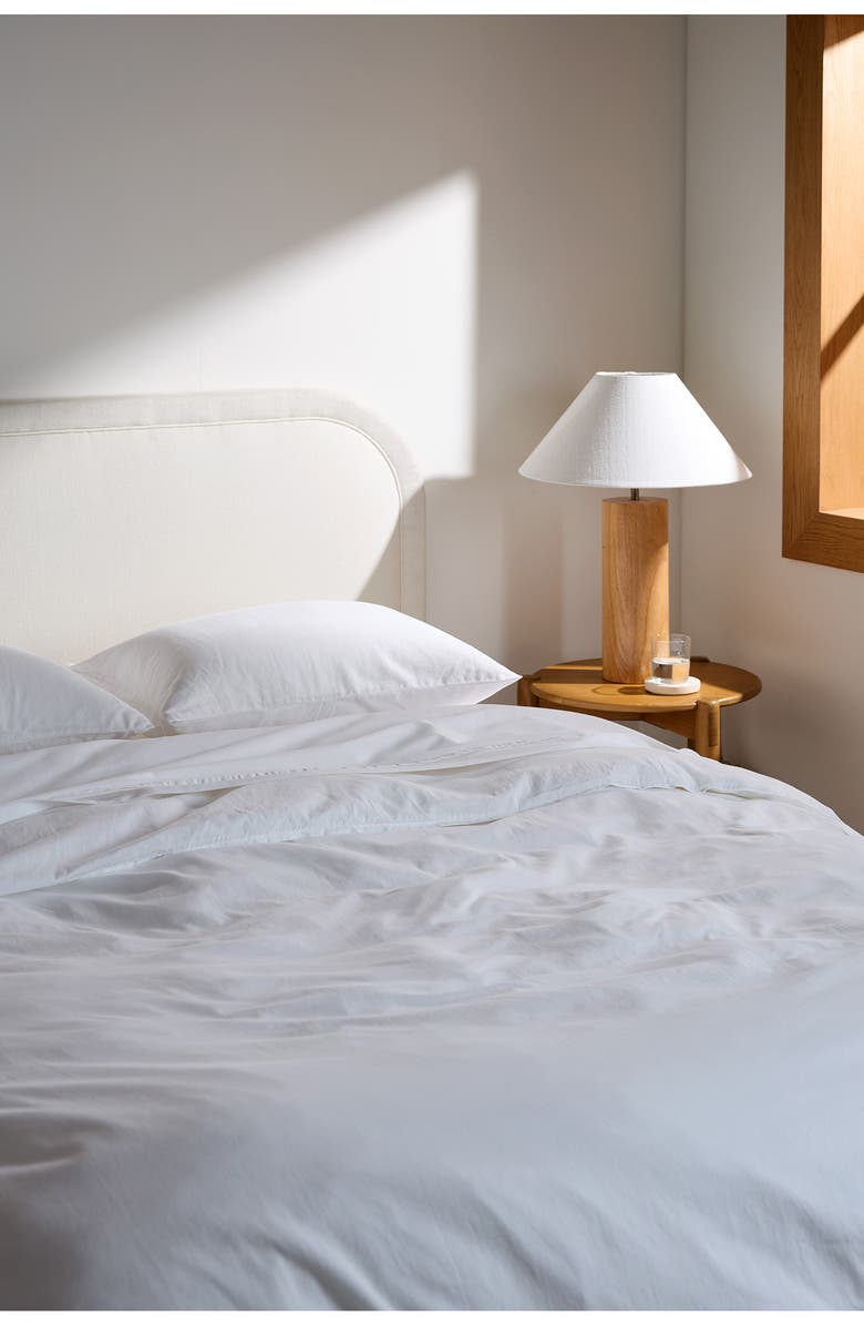 Parachute Soft Luxe Organic Cotton Sateen Sheet Set, Alternate, color, White