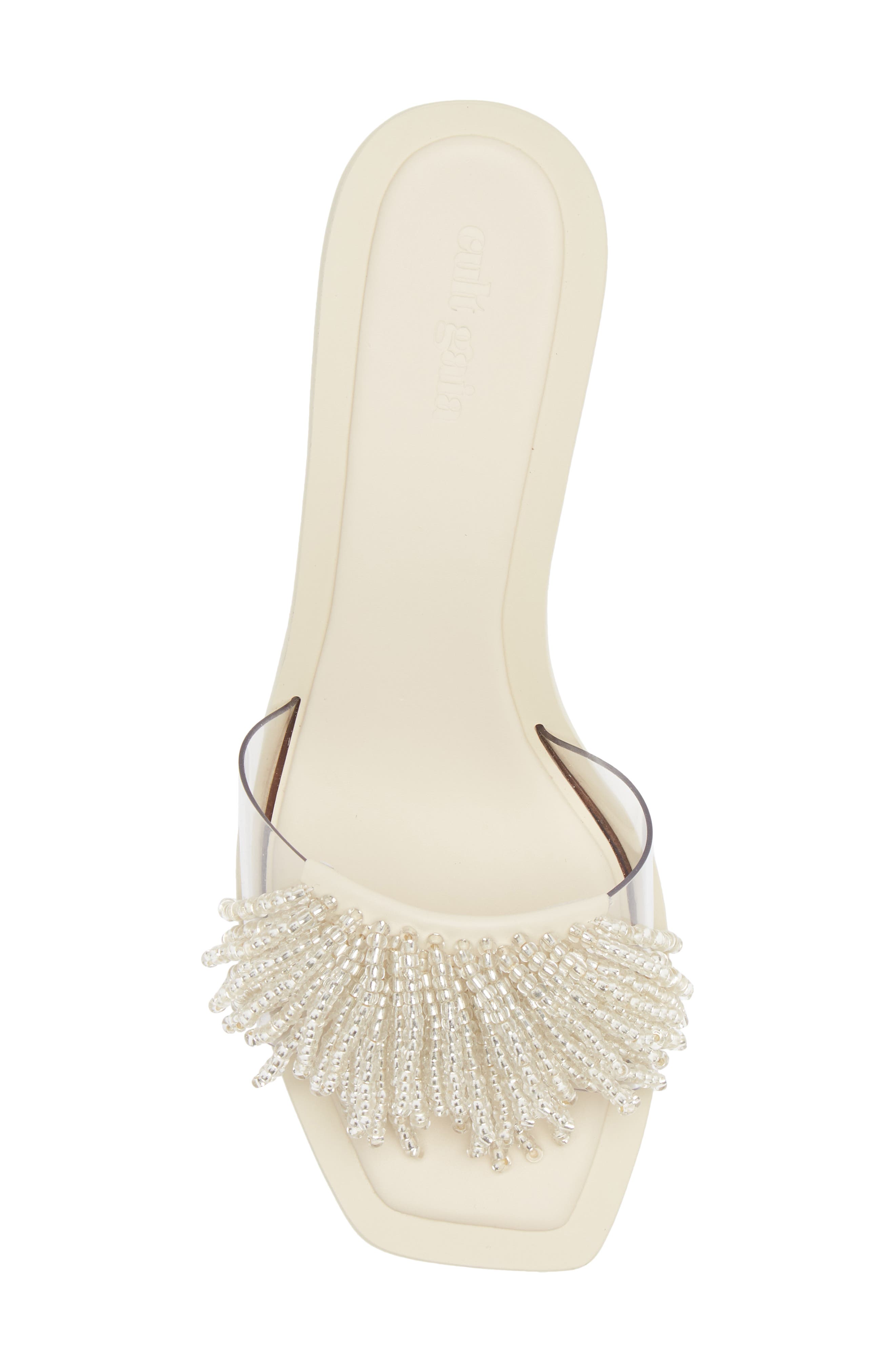 Cult Gaia Uma Beaded Fringe Sandal, Alternate, color, 
