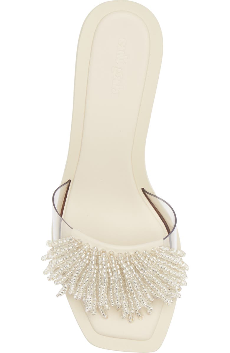 Cult Gaia Uma Beaded Fringe Sandal, Alternate, color,