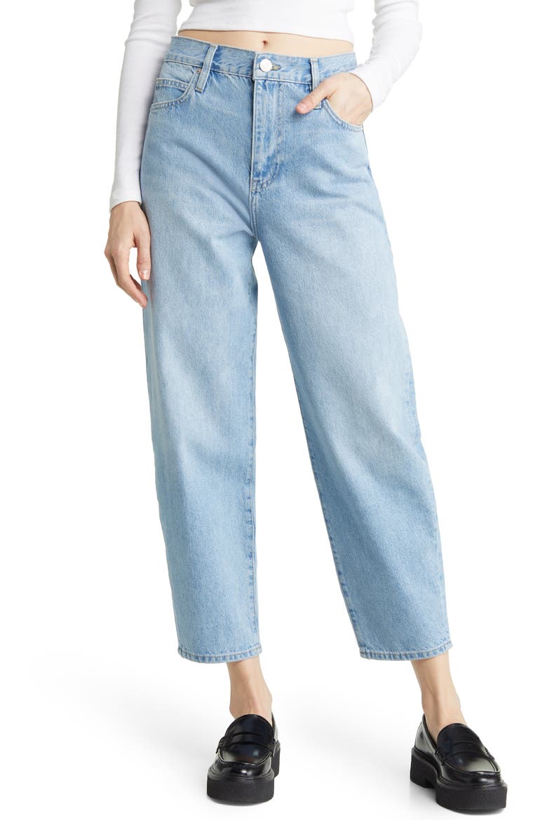 Ultra High Waist Barrel Leg Jeans, Main, color, ZONA