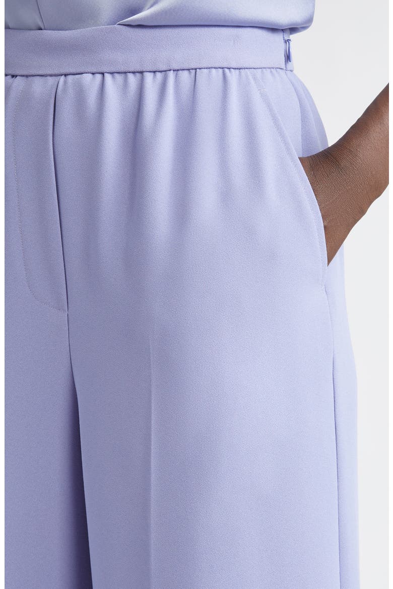 Satin Back Crepe Wide Leg Pants, Alternate, color, IRIS