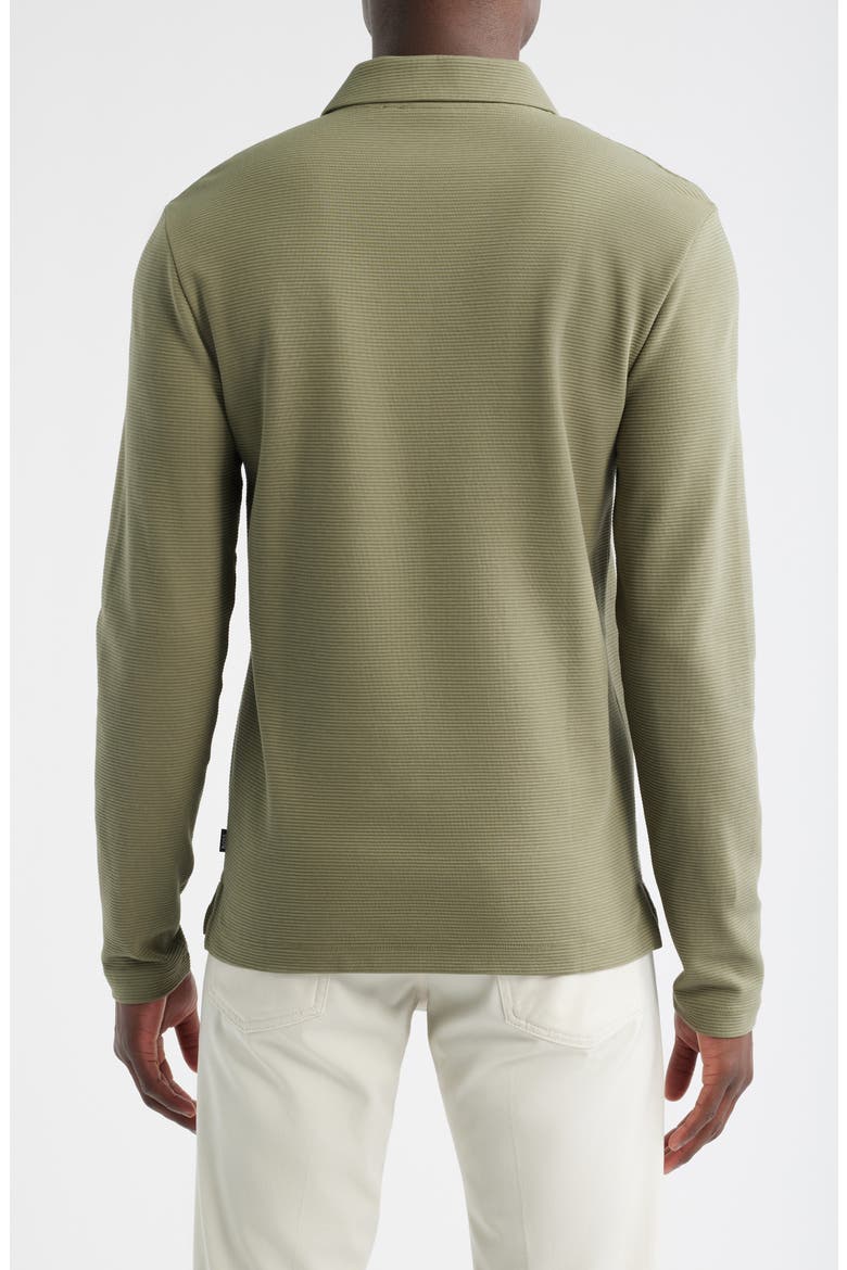 Pleins Long Sleeve Polo, Alternate, color, MEDIUM GREEN