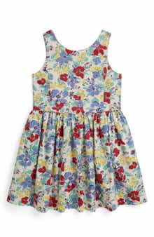 Kids' Floral Cotton Dress