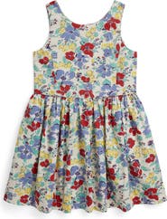 Polo Ralph Lauren Kids' Floral Cotton Dress
