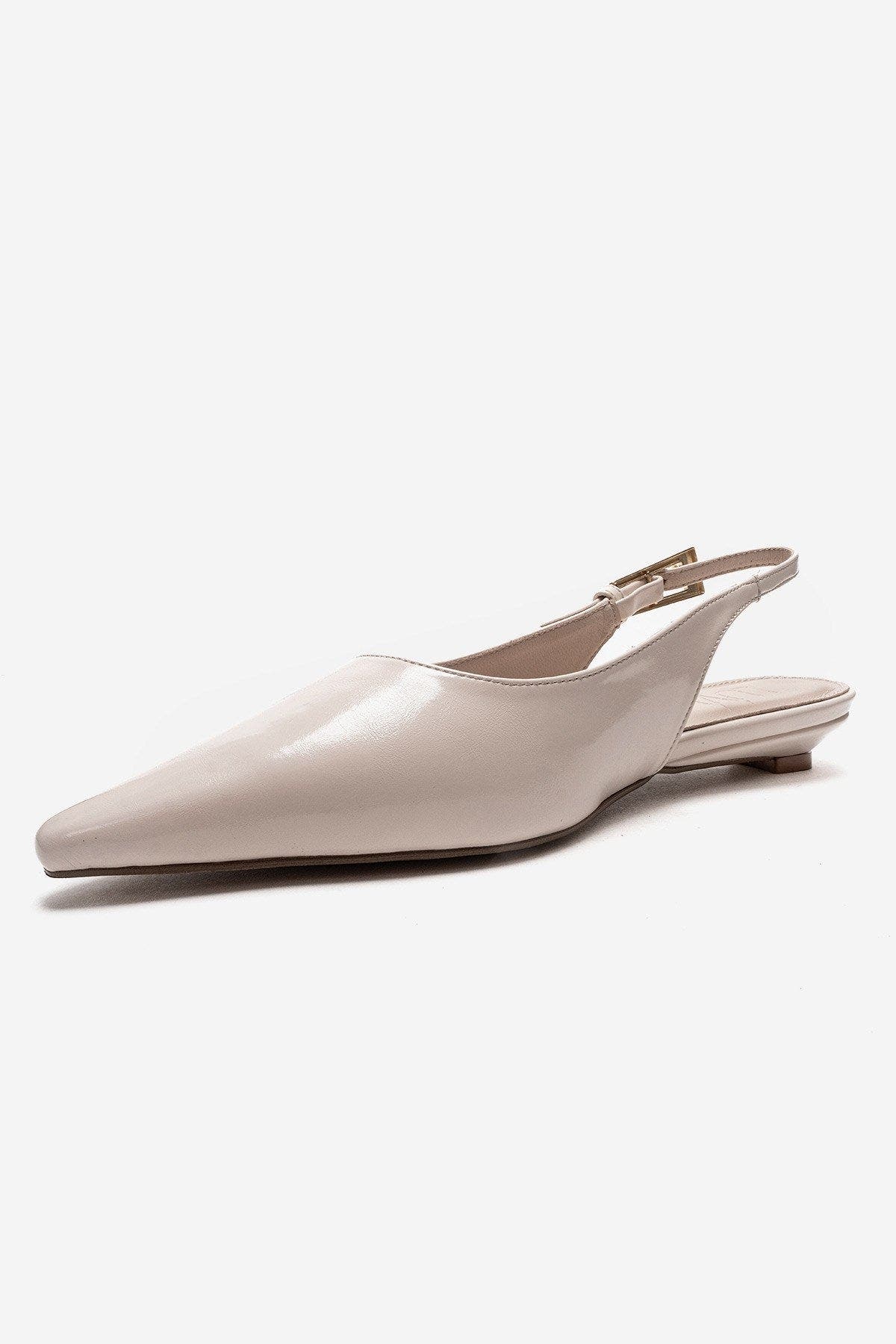 Jenna Slingback Pointed Toe Pump, Alternate, color, Ecru