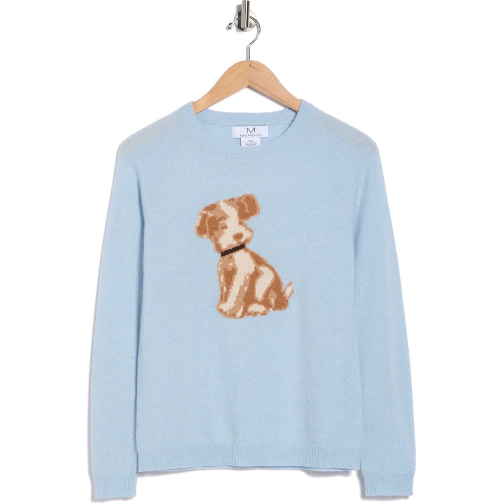 Magaschoni Puppy Cashmere Sweater In Blue