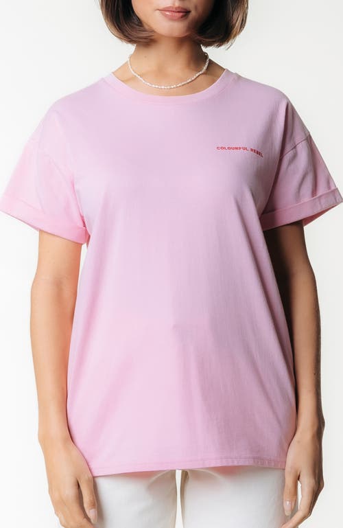Colourful Rebel Flower Square Boxy Tee