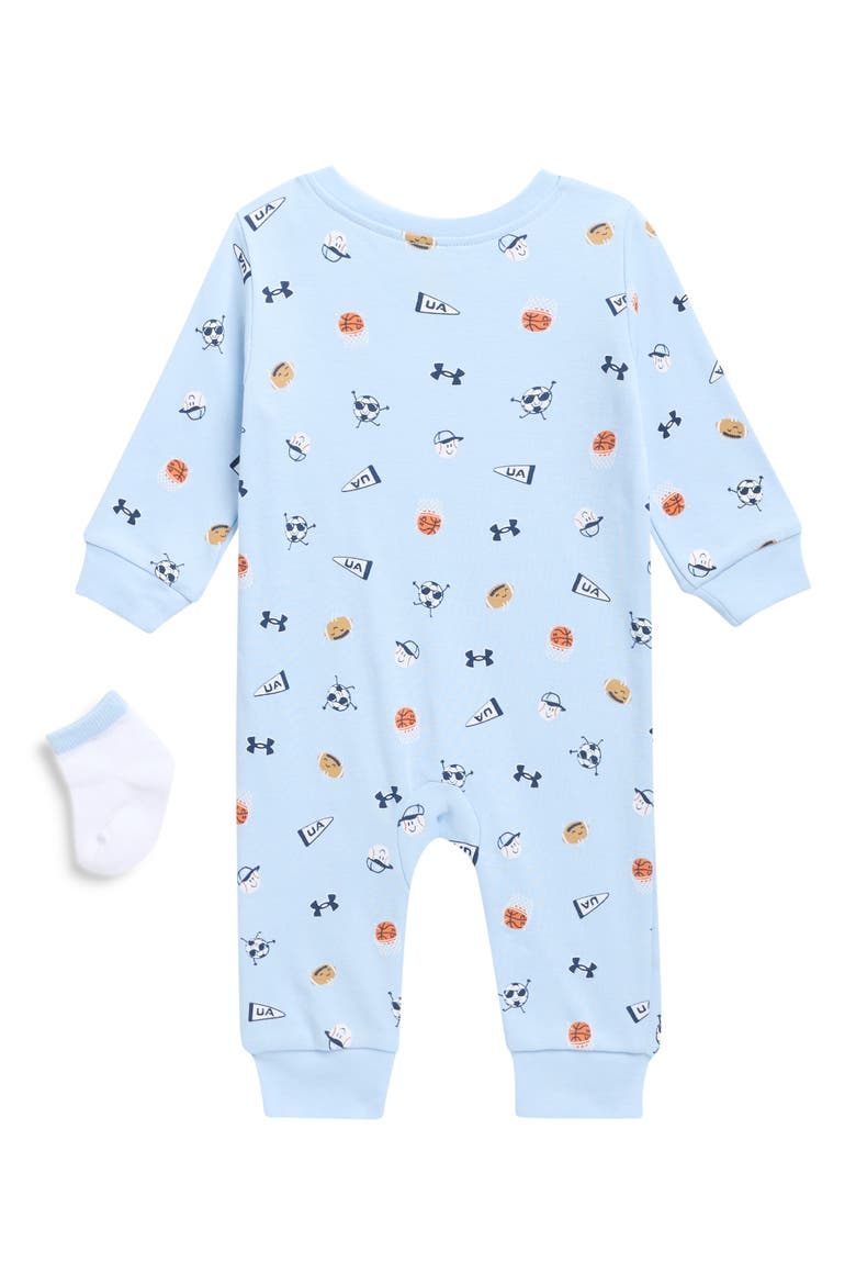 Kids' 2-Piece Coverall and Socks Set, Alternate, color, NIMBUS BLUE