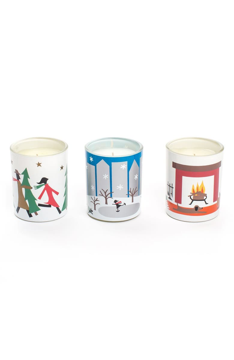 R. NICHOLS Scented Votive Candle Trio, Main, color, 