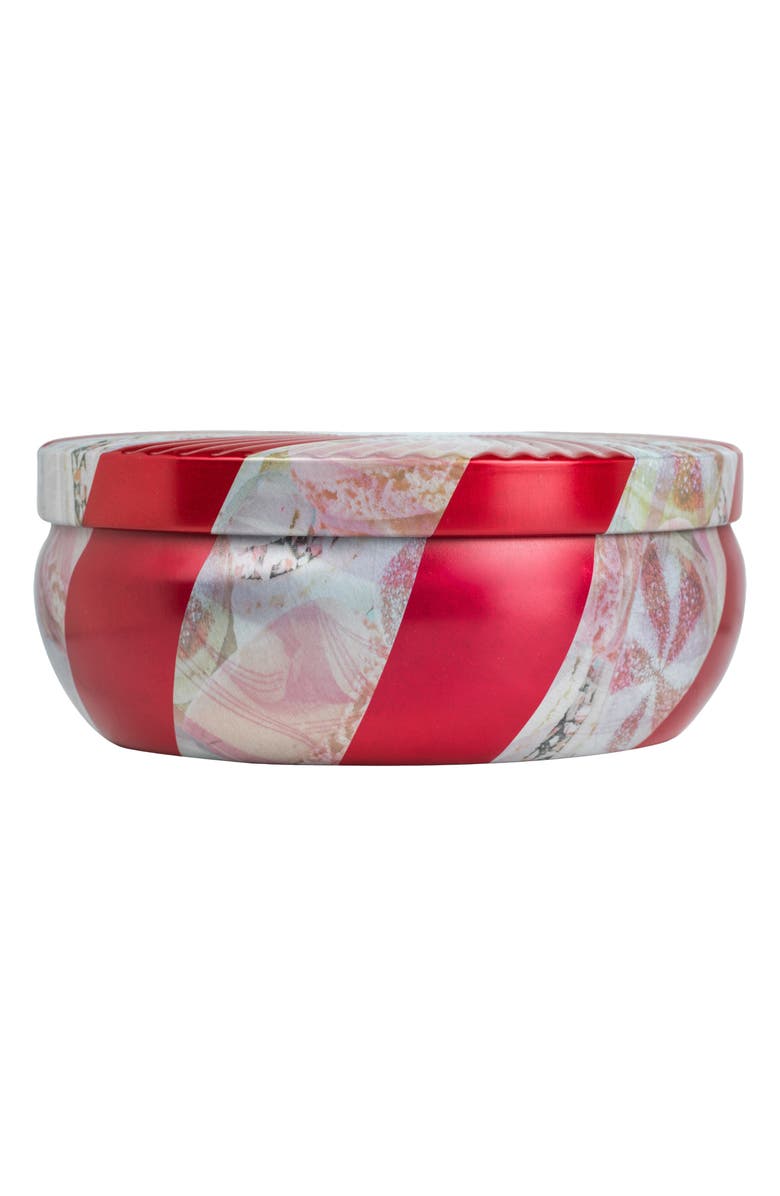 Voluspa Crushed Candy Cane 3-Wick Decorative Tin Candle, Alternate, color,