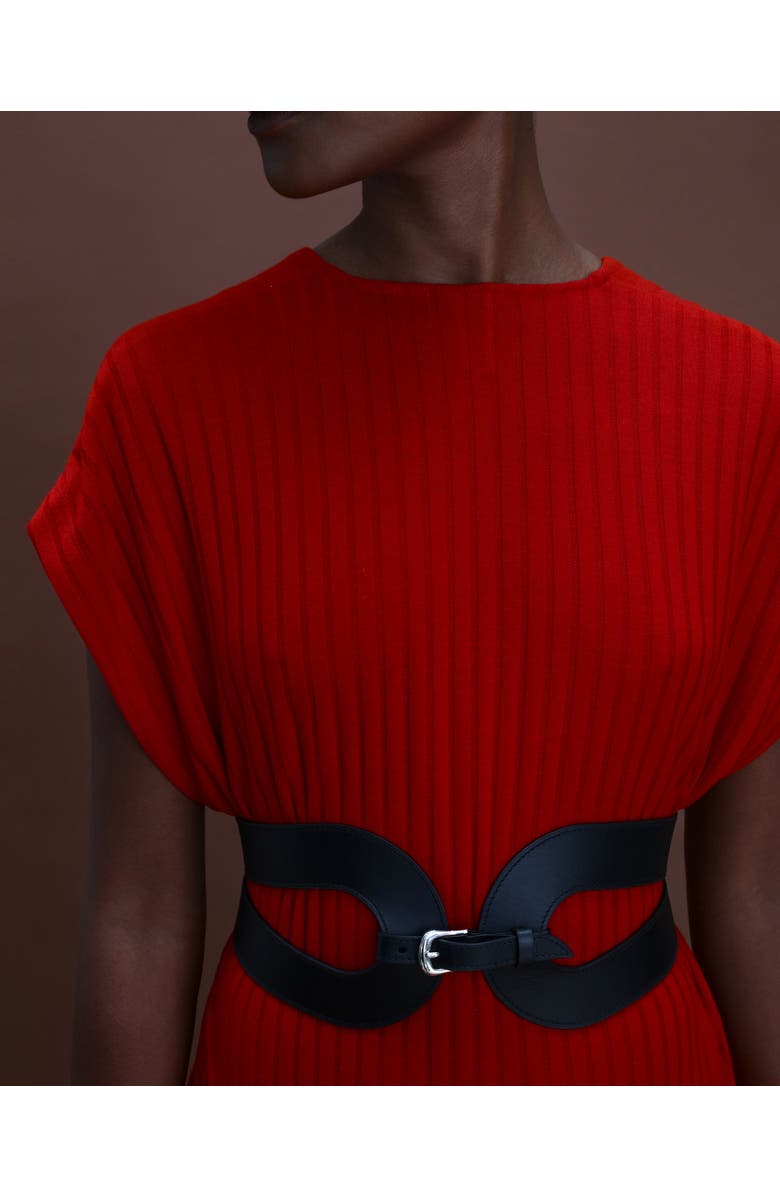 Vaincourt Paris La Delicieuse belt, Alternate, color, Black