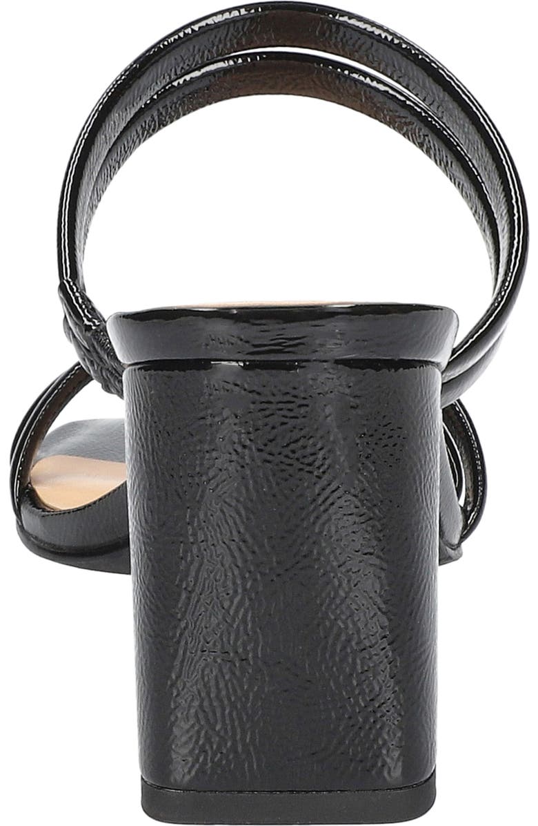 EASY STREET Jemma Slide Sandal, Alternate, color, Black Crinkled Patent