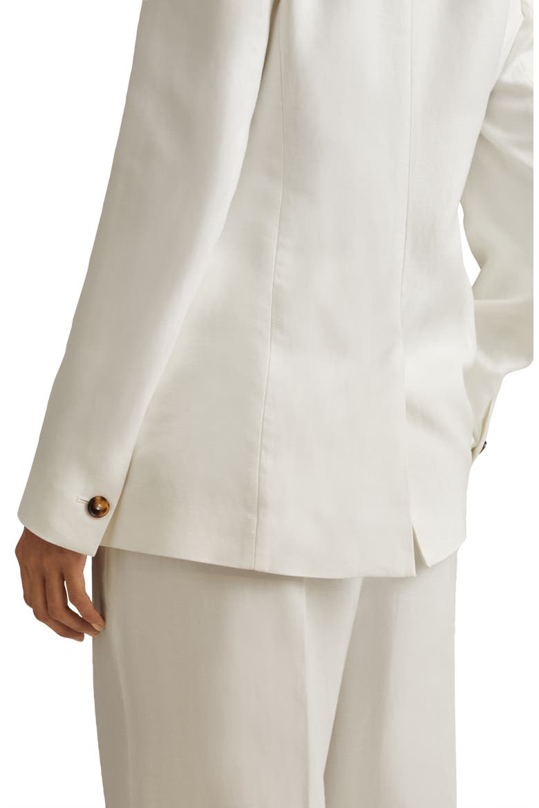 Lori Double Breasted Blazer, Alternate, color, WHITE