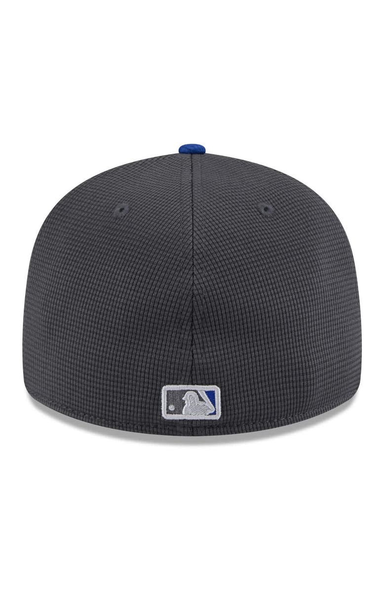 New Era Men's New Era  Gray/Royal New York Mets 2025 Batting Practice Low Profile 59FIFTY Fitted Hat, Alternate, color, Gray