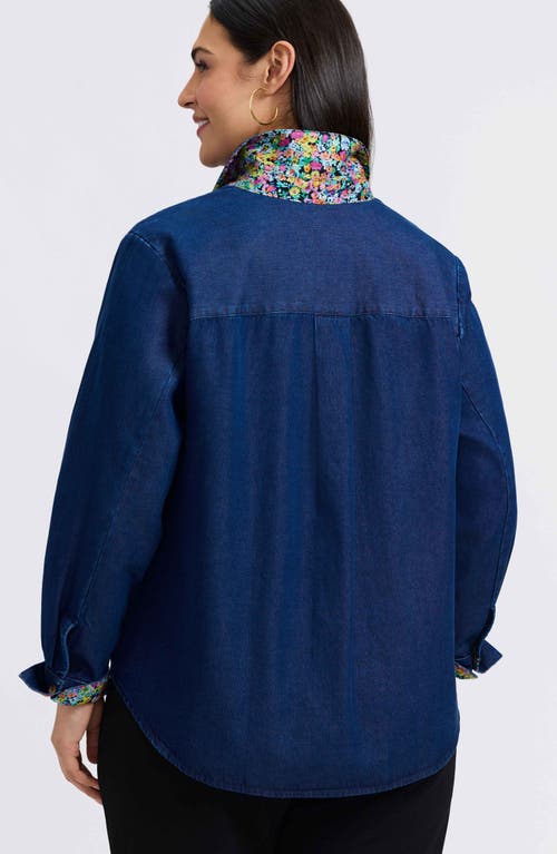 Foxcroft Margie Denim Button-up Shirt