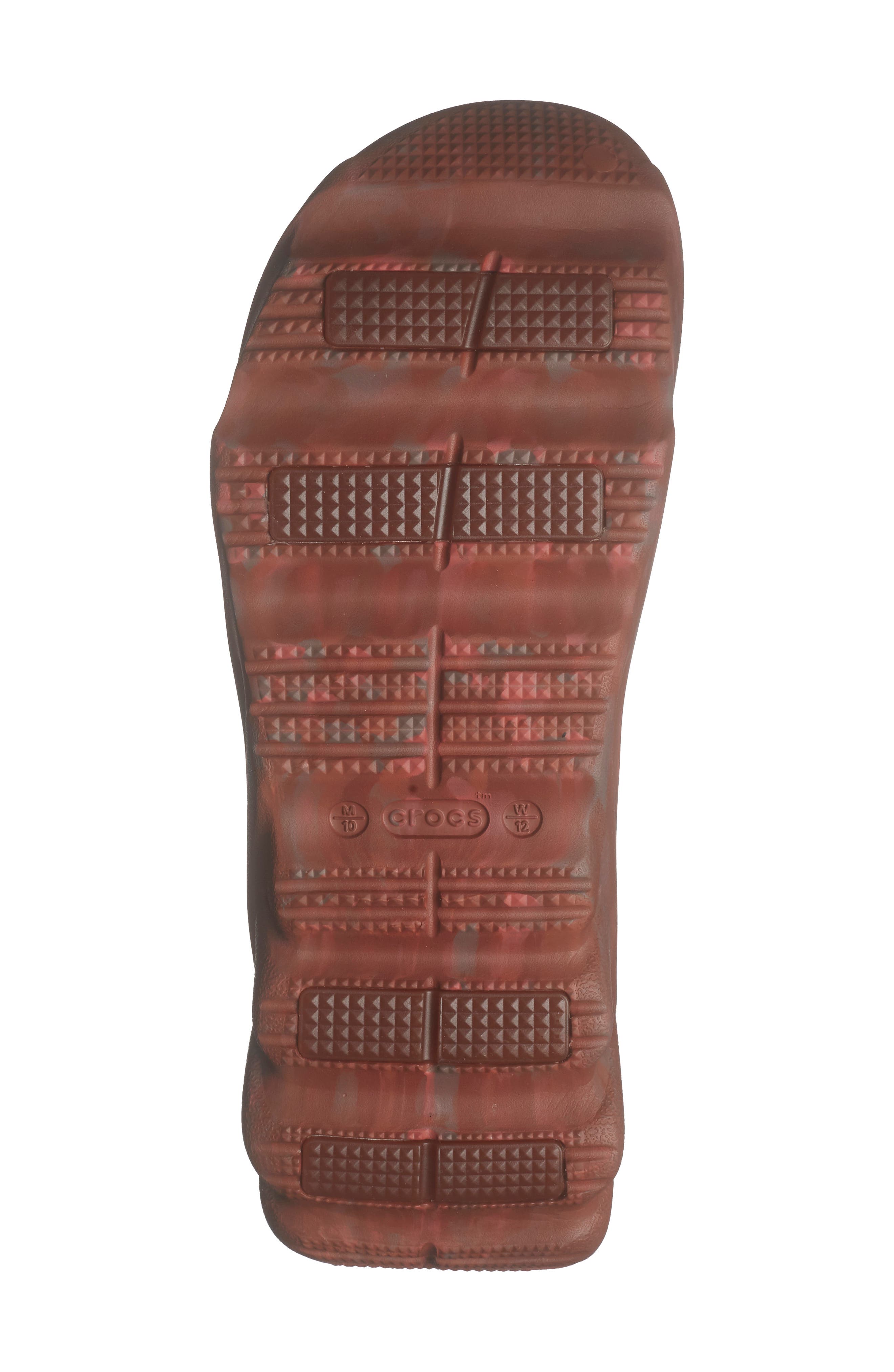 CROCS Echo Storm Marble Sandal, Alternate, color, Rust