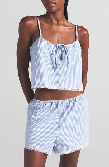 Crop Poplin Sleep Camisole