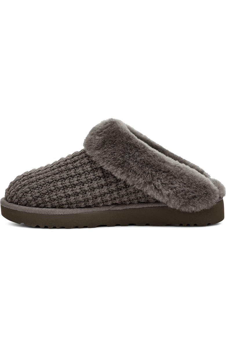 UGG<sup>®</sup> Clugette Knit Scuff Slipper, Alternate, color,