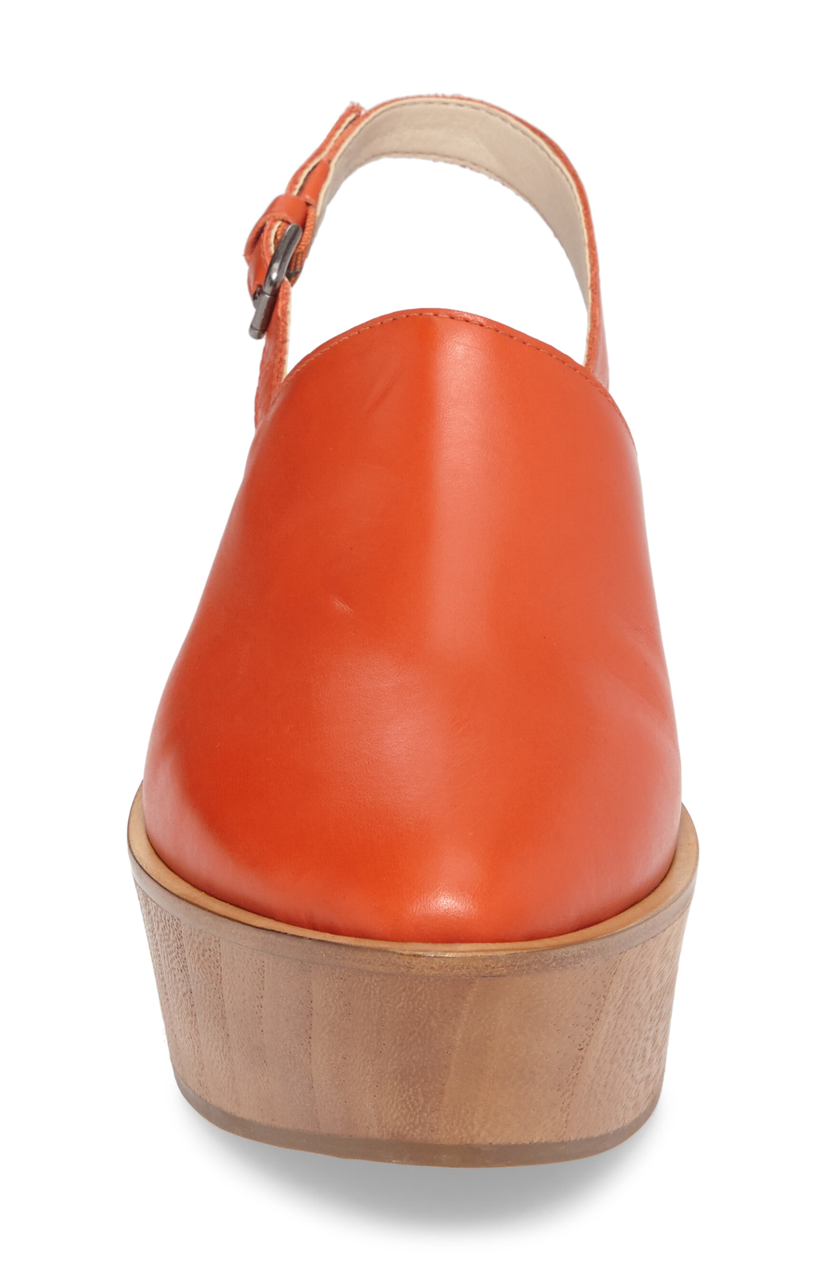 Eyals Slingback Platform Wedge Sandal, Alternate, color, FIRE LEATHER