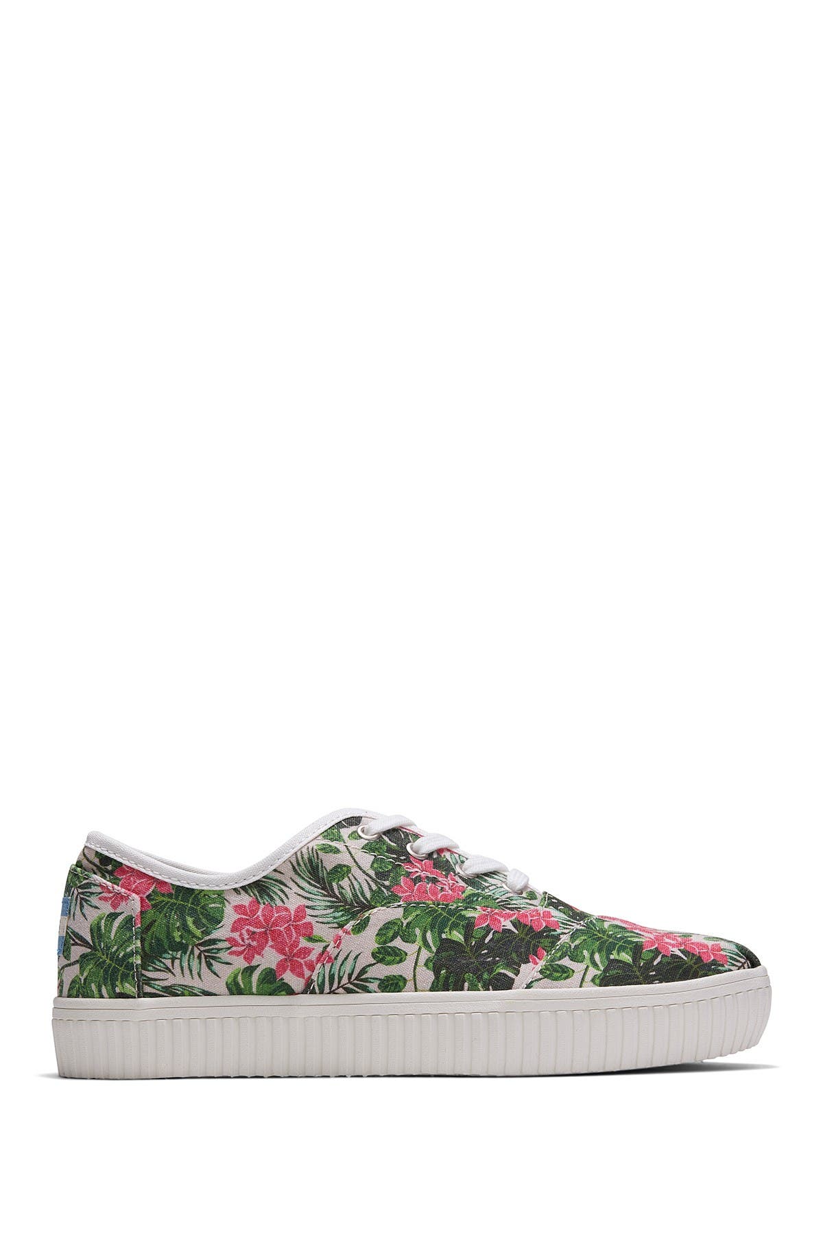 TOMS Cordones Indio Floral Sneaker, Alternate, color, 