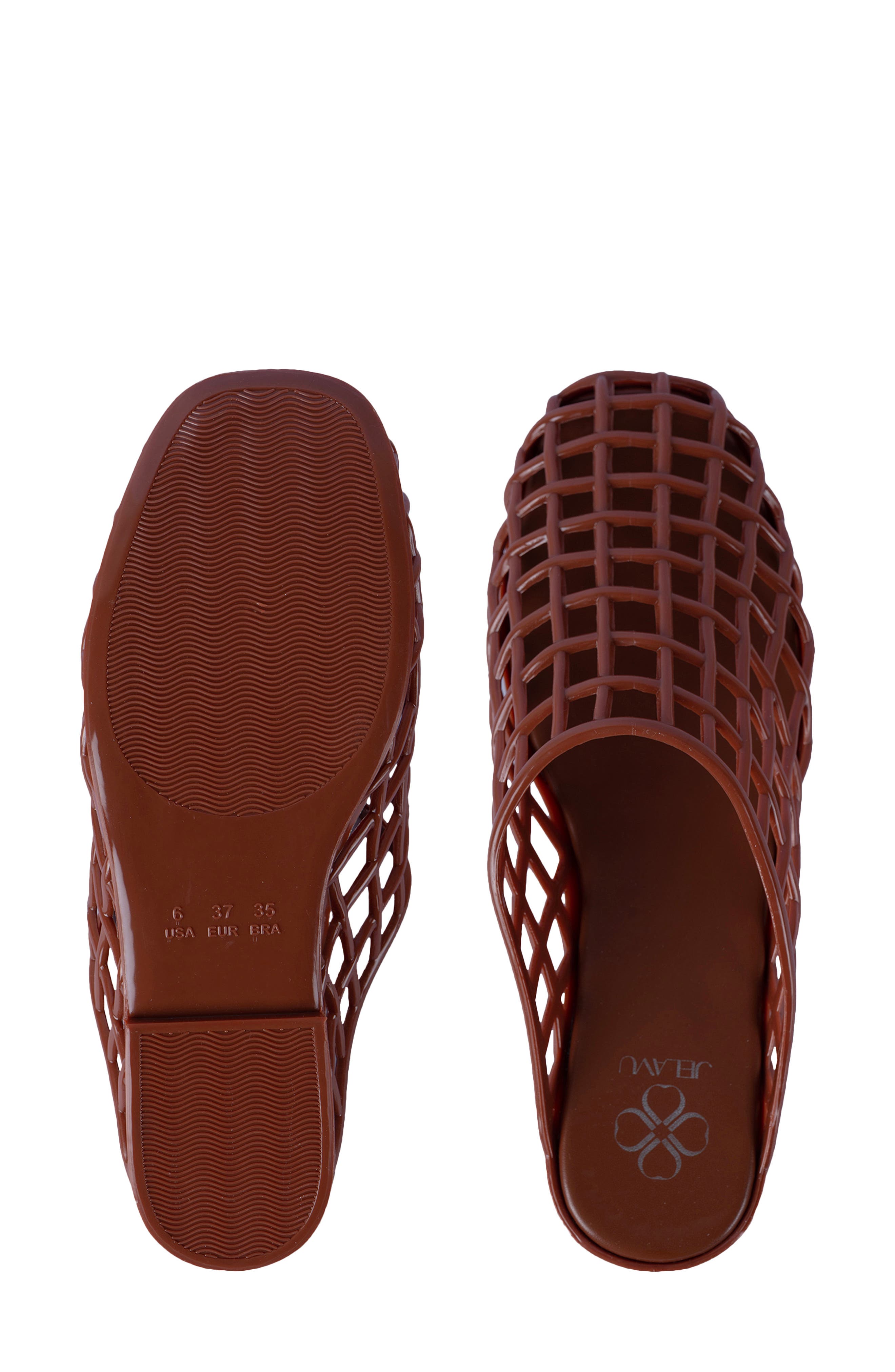 Jelavu Glimmy Jelly Mule, Alternate, color, Tan