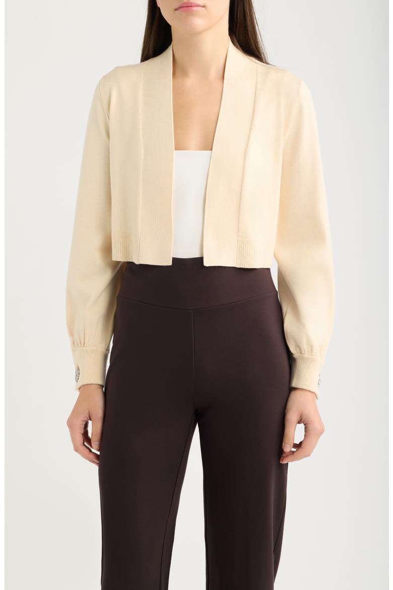 Kissing Front Shrug, Main, color, MACADAMIA
