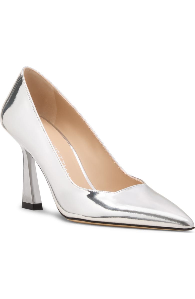 Stuart Weitzman Vinnie 85 Pump, Main, color, Silver
