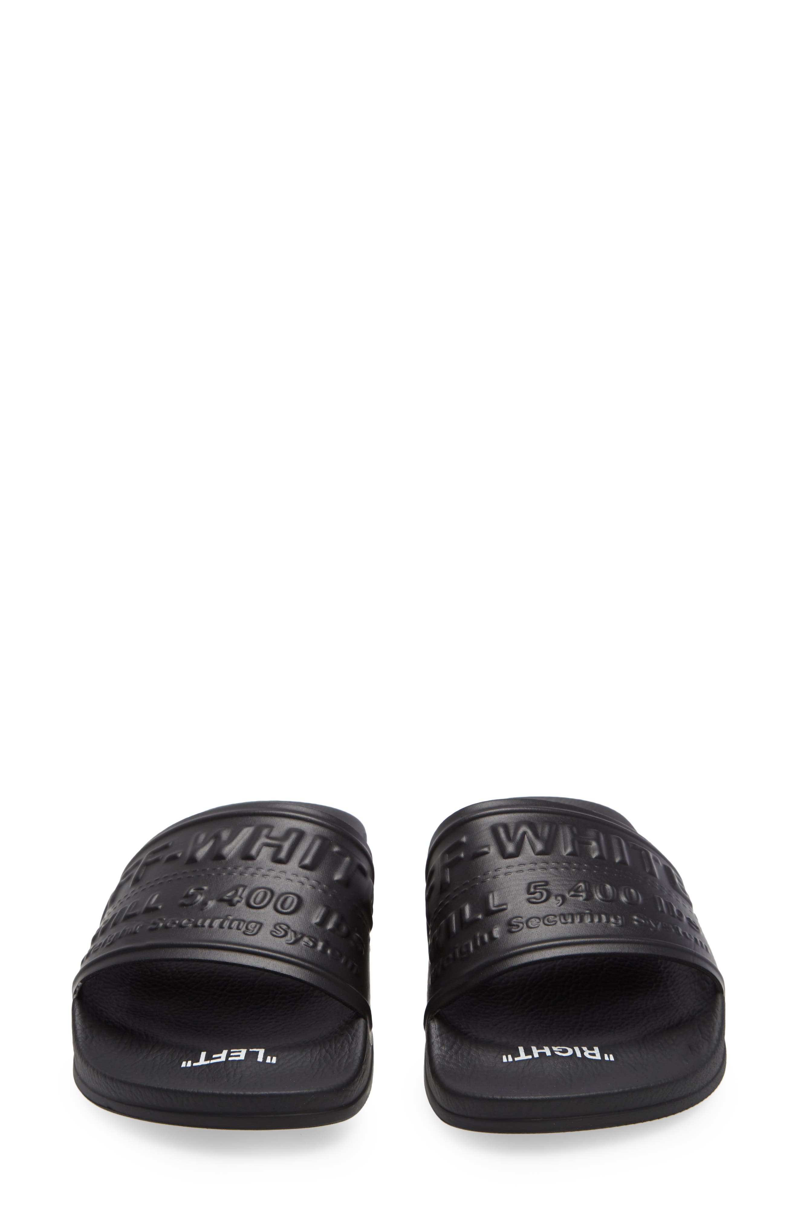 HF Slide Sandal, Alternate, color, BLACK