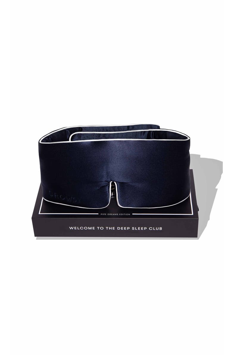 Drowsy Sleep Co. Pipe Dreams Sleep Masks, Main, color, Midnight Blue