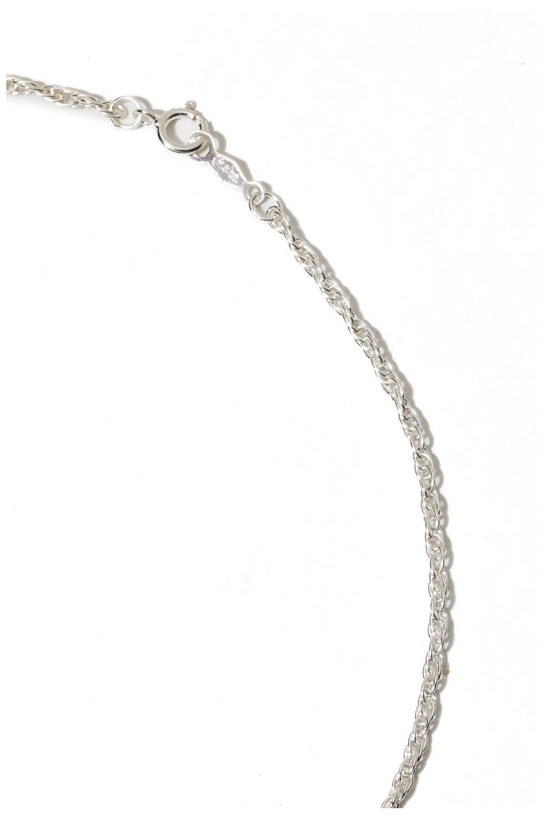 The Mary Pendant Necklace, Alternate, color, SILVER