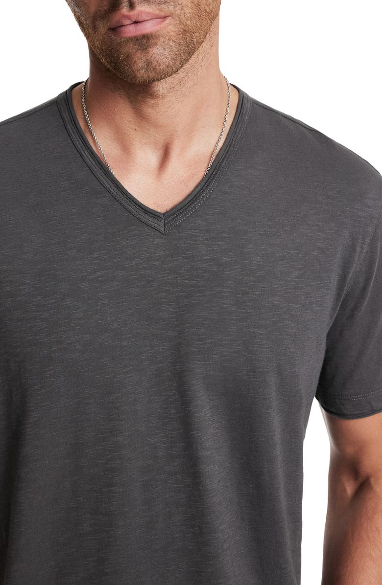 John Varvatos Miles Slub Organic Cotton T-Shirt, Alternate, color, 