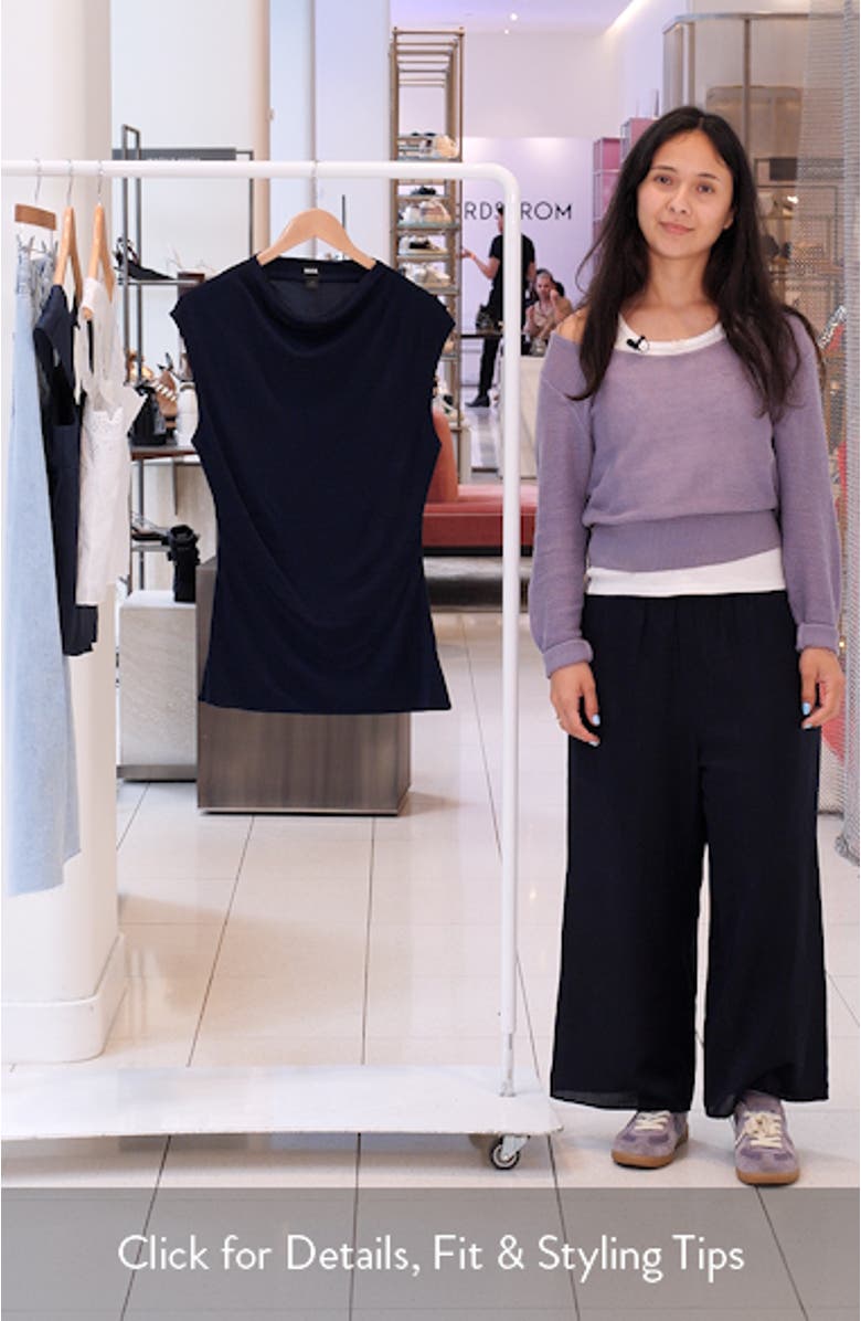 Elamma Cap Sleeve Top, sales video thumbnail