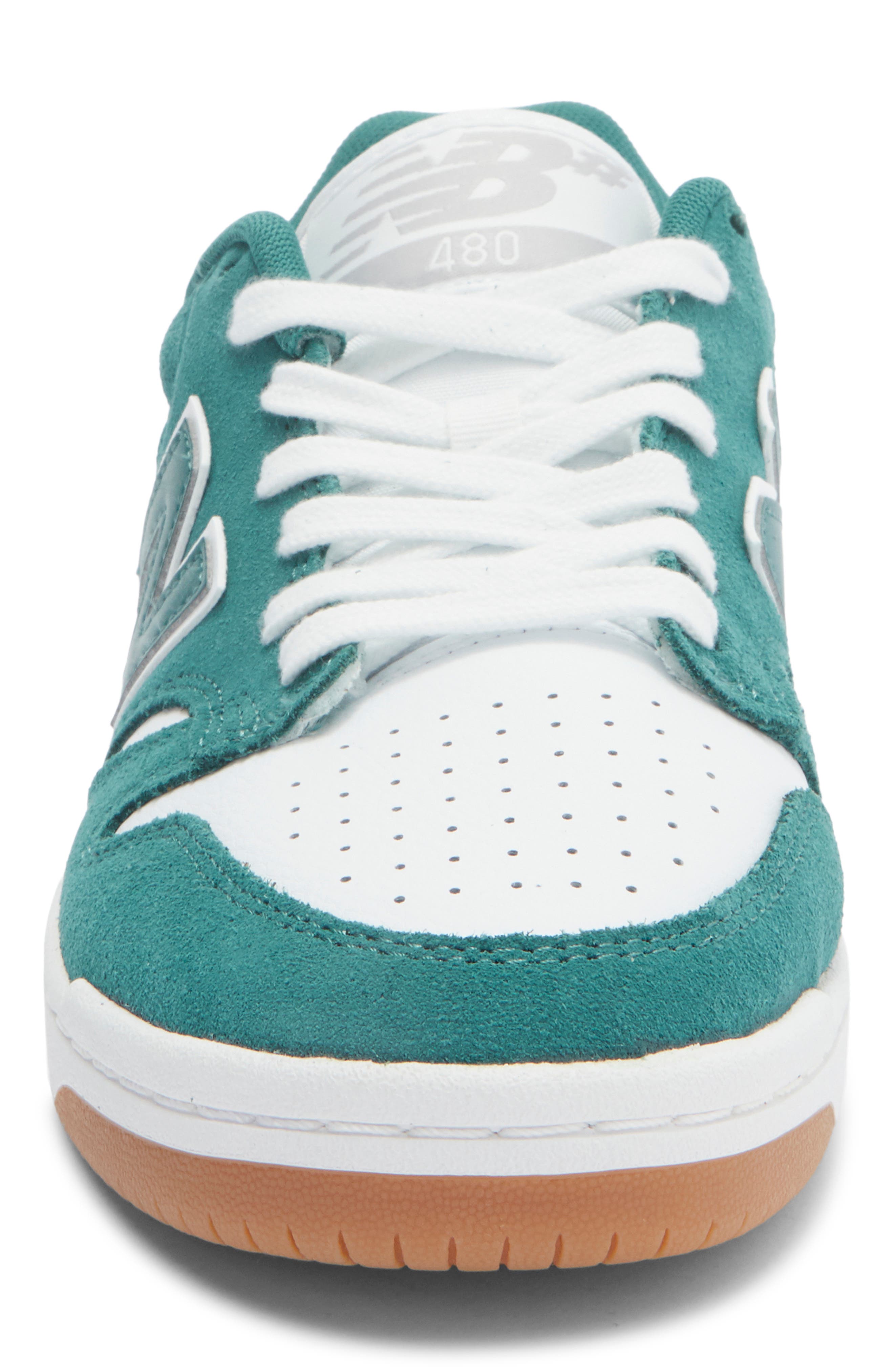 New Balance 480 Sneaker, Alternate, color, Vintage Teal/ White