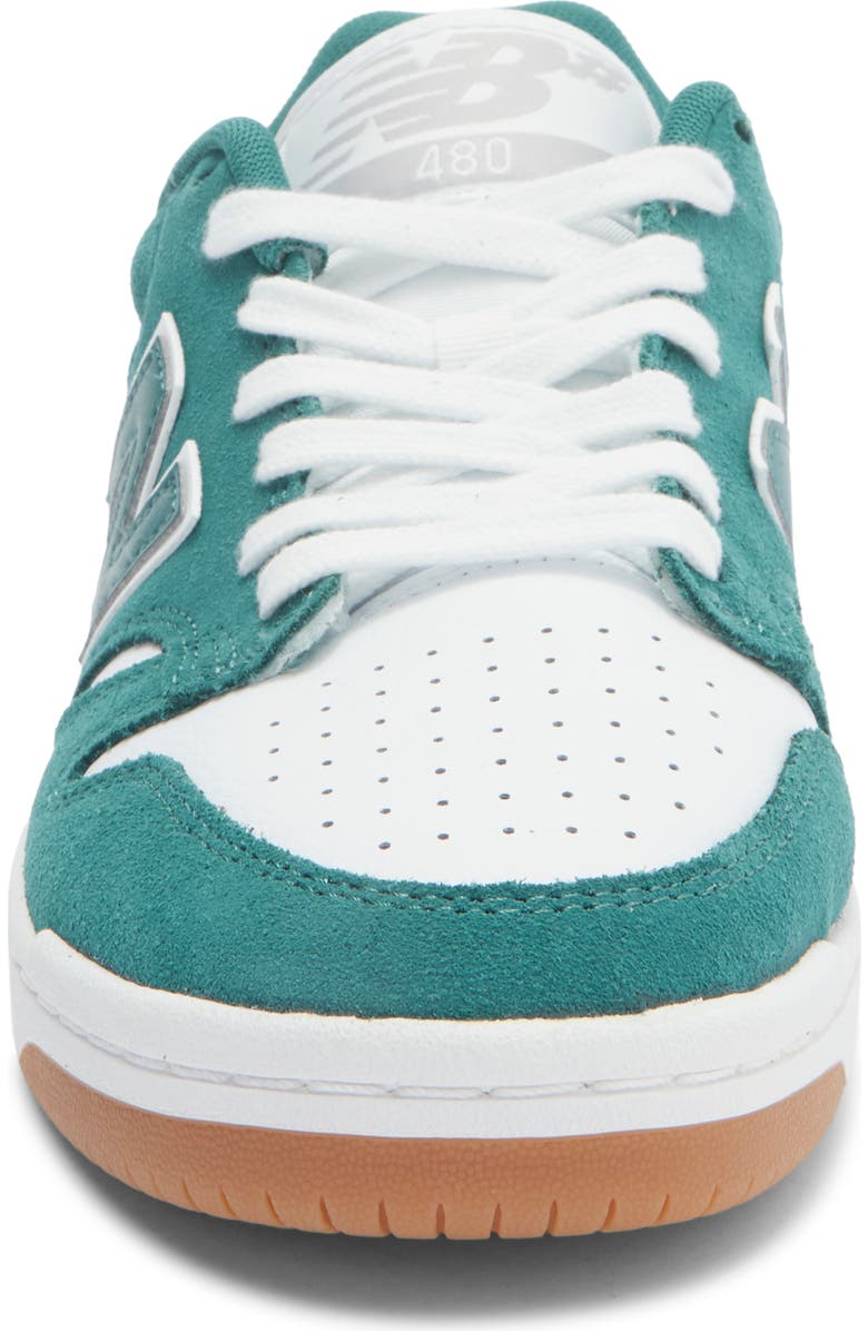 New Balance 480 Sneaker, Alternate, color, Vintage Teal/ White