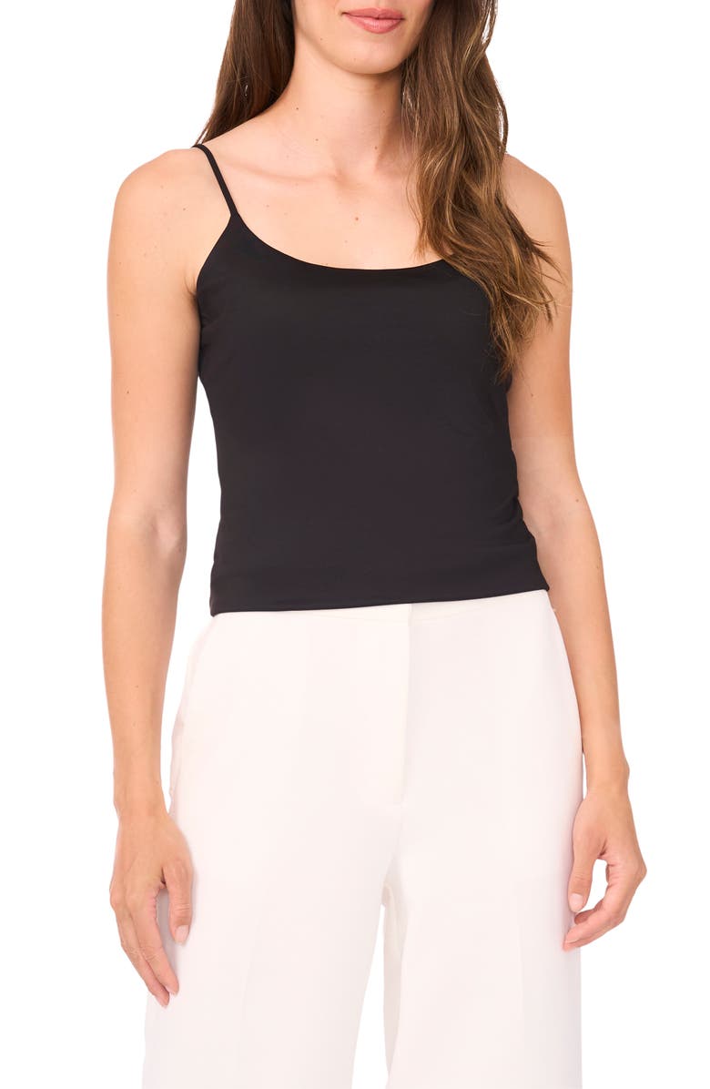 Halogen<sup>®</sup> Compression Crop Camisole, Main, color, Rich Black