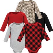 Hudson Baby Thermal Long Sleeve Bodysuits