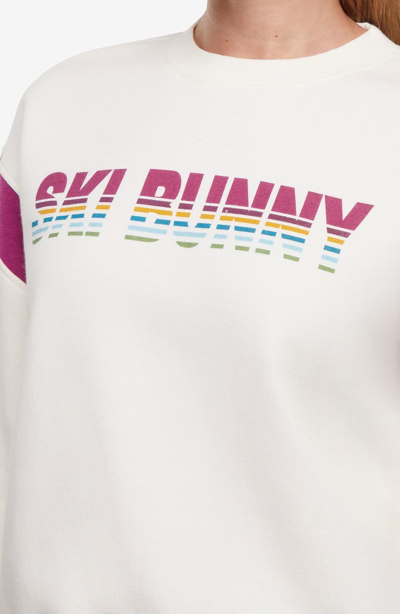 Wildfox Ski Bunny Varsity Sweatshirt, Alternate, color,