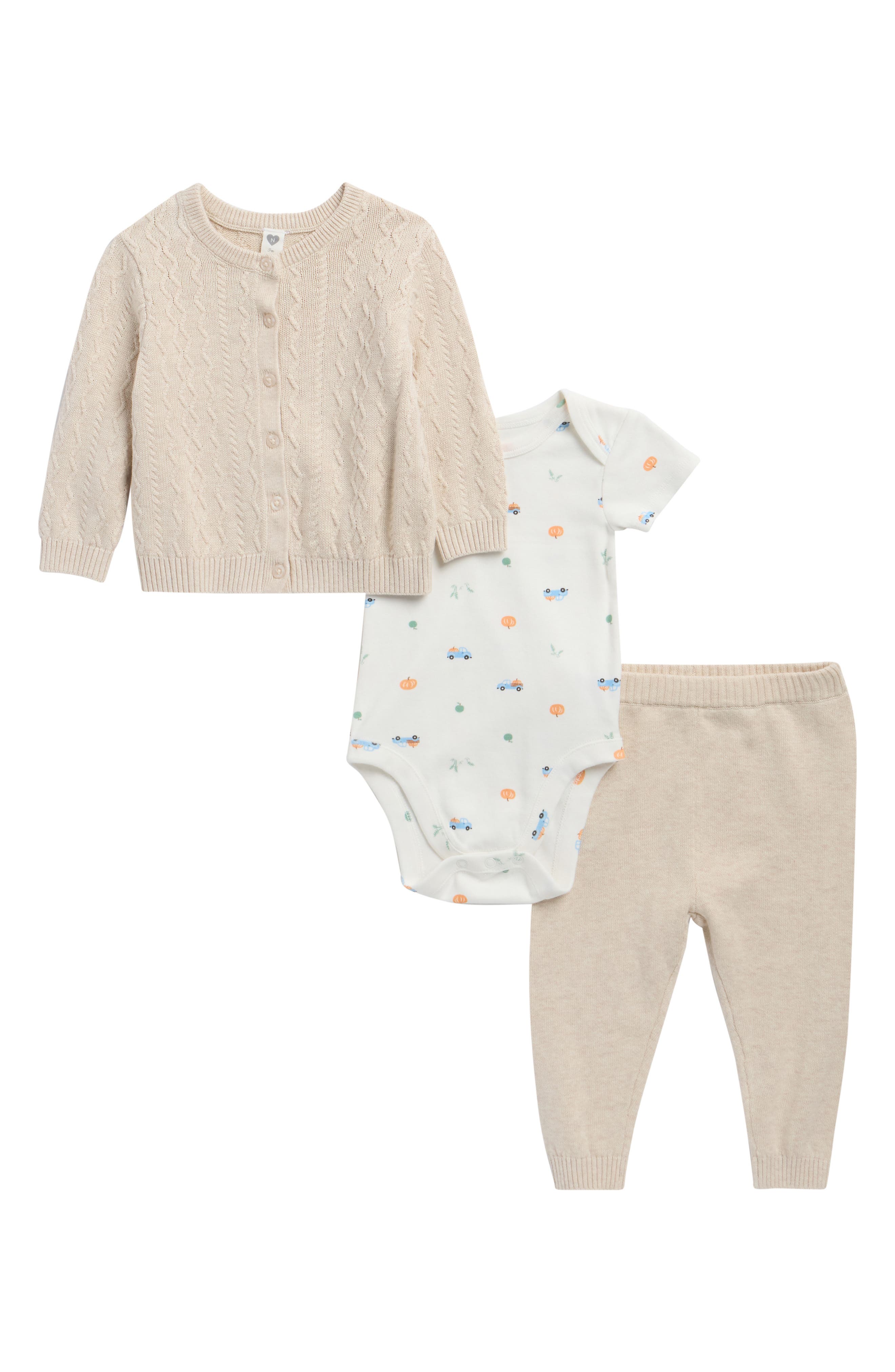 selected BEIGE OATMEAL HEATHER PATCH